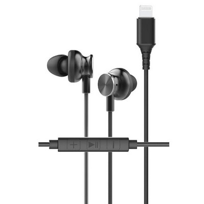 Earbuds with Lightning Connector - Black (Case of 48)