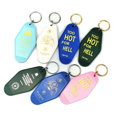 Custom Hotel Diamond Luggage Key Chain