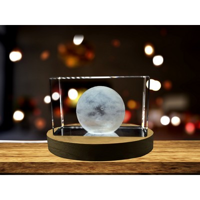 Makemake 3D Engraved Crystal Novelty Decor