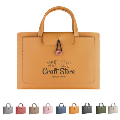 PU Laptop Tote Bag
