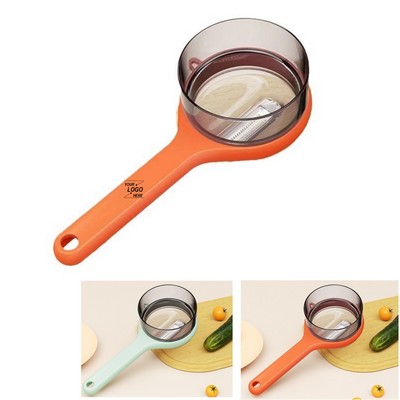 Vegetable Peeler with Built-in Container