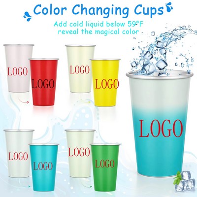 Color-Changing Aluminum Cup