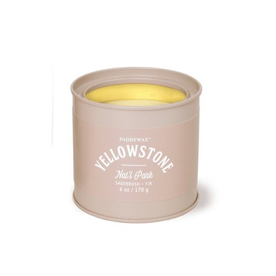 Parks 6 Oz Yellowstone Taupe Glossy Tin - Sagebrush + Fir