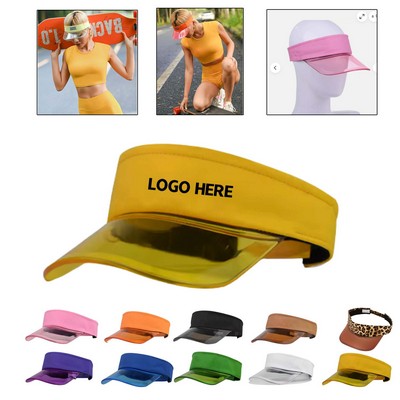 PVC Transparent Solar Poker Visor