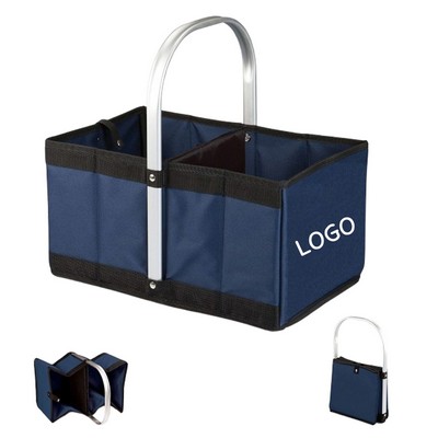 Aluminum Frame Shopping Basket