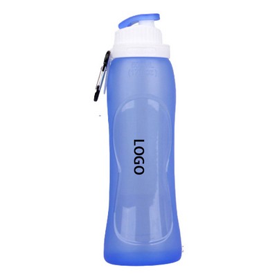 Portable Silicone Collapsible Sports Water Bottle