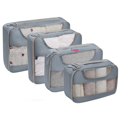 Four-Piece Large-Capacity Travel Organizer Set W/ Handle