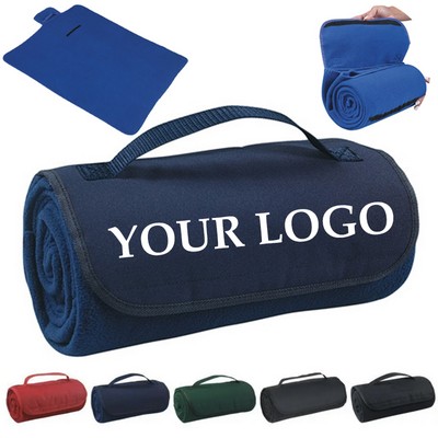 Roll Up Stadium Blanket with Handle