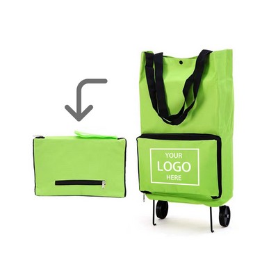 Foldable Shopping Bag with Wheels