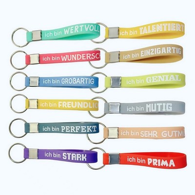 Silicone Wristband Keychain