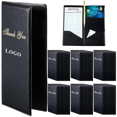 PVC Restaurant Check Presenters Bill Card Holders