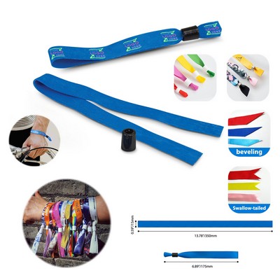 Full Color Disposable Polyester Event Wristband