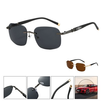 Frameless Resistant UV Sunglasses