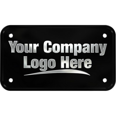3-D Raised Plastic License Plates (4x7)-Motorcycle)