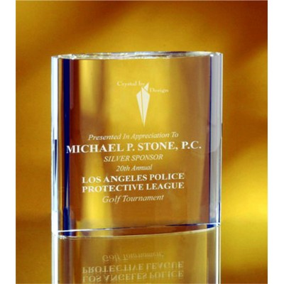 Delphic Optic Crystal Award (6"x6")