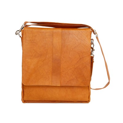 Ashlin® Designer Howeth Unisex British Tan Compact Messenger Bag