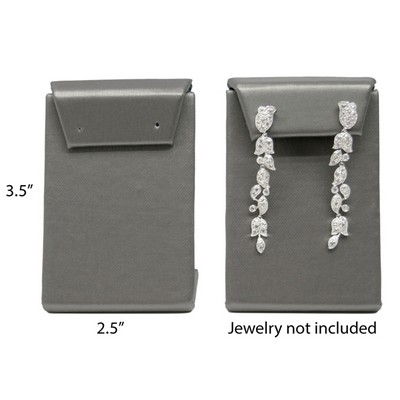Steel Gray Leaning Drop Earring Jewelry Stand