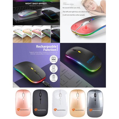 Promotek iBank® LED Wireless Mouse with Built-in rechargeable battery