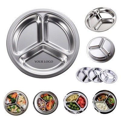 304 Stainless Steel Divided Food Tray