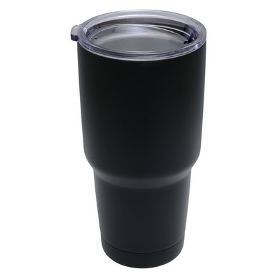 Retro Coffee Tumbler - Black, Award Trophy, 28oz / 850ml / 7"h