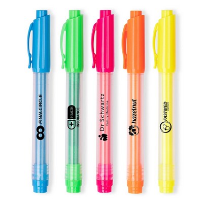 Dri Mark® Neon Clip Cap Translucent Highlighter