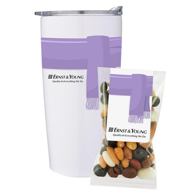 Promo Revolution - 20 Oz. Straight Tumbler Gift Set w/ Espresso Mix