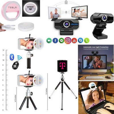 Promotek iBank® Webcam with Microphone for Desktop or Laptop Computers