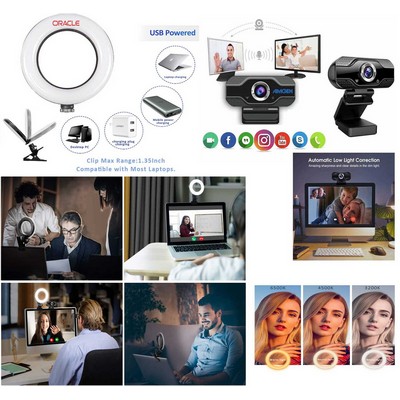Promotek iBank® Webcam with Microphone for Desktop or Laptop Computers
