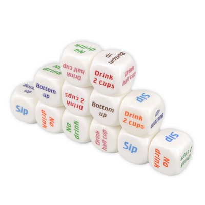 Drinking Dice Rolling Decider Game, Drunk Frenzy Party Family Friends Gathering Adult Favor Games