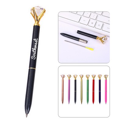 Ballpoint Pen with Diamond Embellishment