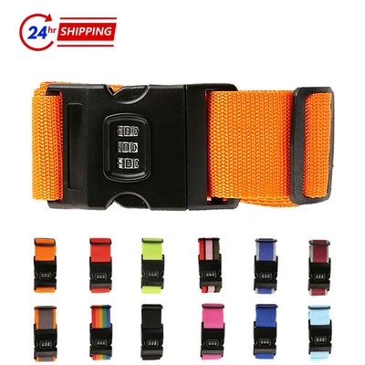 Luggage Straps w/ Combination Lock