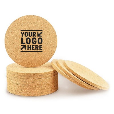 Round Cork Coaster