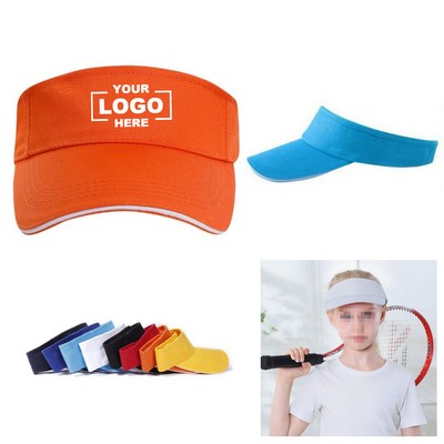 Kids Adjustable Sports Sun Visor Hat
