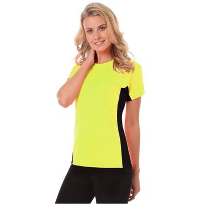 Ladies Colorblock Tee Shirt