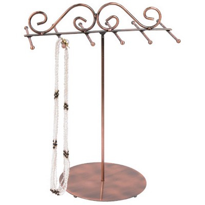 Copper/Metal Multi-Necklace Display