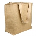 22" Burlap Beach Bag