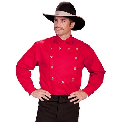 Men's Twill Bib Shirt
