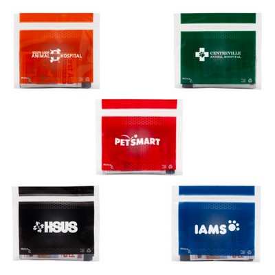 Pet Safety & First Aid Kit in a Resealable Plastic Bag