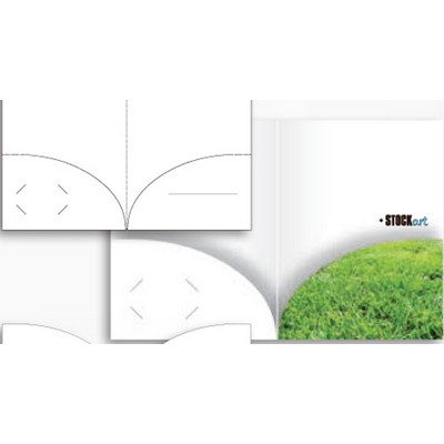 Sculptured Pockets® Folder w/Circular Edge Pockets