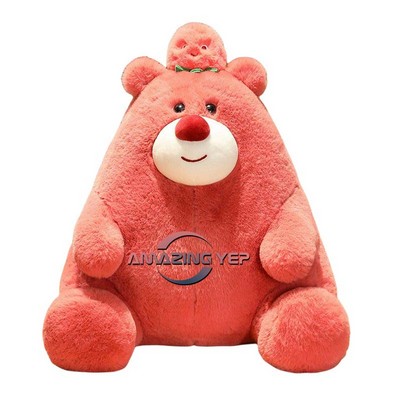 Cuddly Plush Bear with Fruit