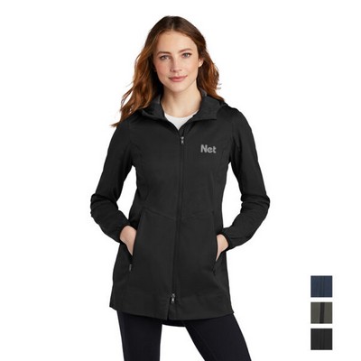 Port Authority® Ladies Active Hooded Soft Shell Jacket