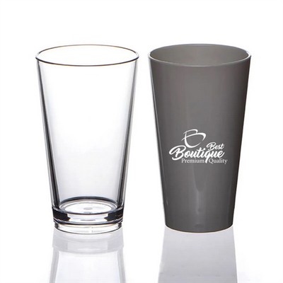 Custom 16oz Plastic Reusable Unbreakable Beverage Tumbler