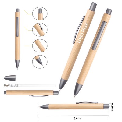 Eco-Friendly Bamboo Ballpoint Pen