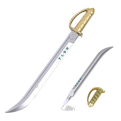 Plastic Commander Knife Shaped Pen