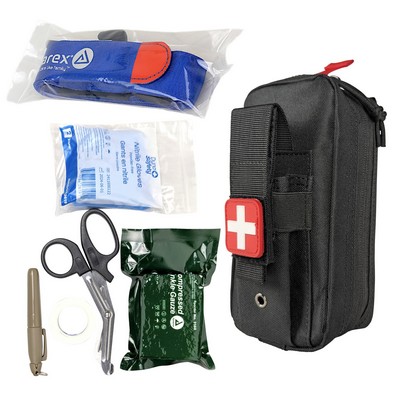 Tourniquet Holster Pouch with MOLLE for EMT & Combat (Trauma2 Tourniquet Kit)