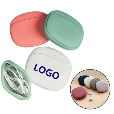 Portable Silicone Cable & Headphone Organizer Case