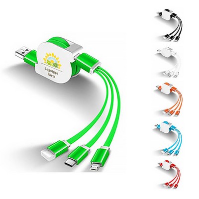 Three-in-one Mobile Phone Charging Cable