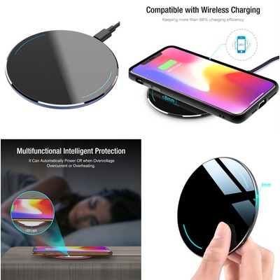 Promotek iBank® Wireless Charger, 10W Charging Pad designed for iPhone and Galaxy Phones