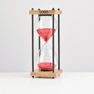 Wood-Framed Hourglass