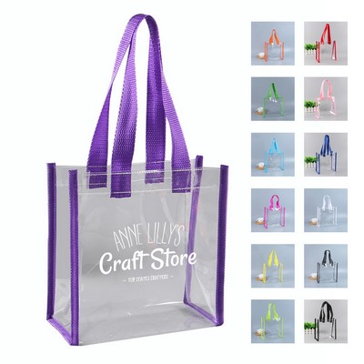 Clear Vinyl Stadium Compliant Tote Bag